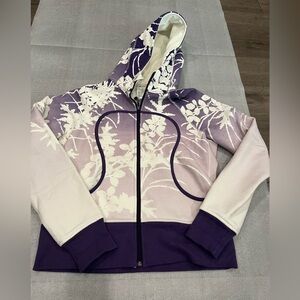 lululemon athletica Purple and White Bomber Jacket